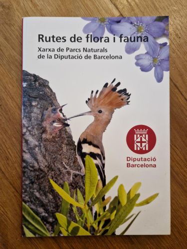 Portada del libro de Rutes de flora i fauna. Xarxa de Parcs naturals de la Diputació de Barcelona