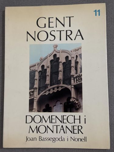 Portada del libro de Domenech i Montaner. Gent nostra 11