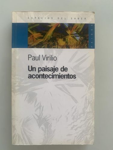 Portada del libro de UN PAISAJE DE ACONTECIMIENTOS
