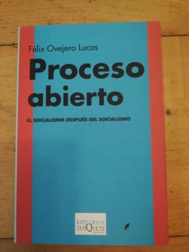 Portada del libro de PROCESO ABIERTO