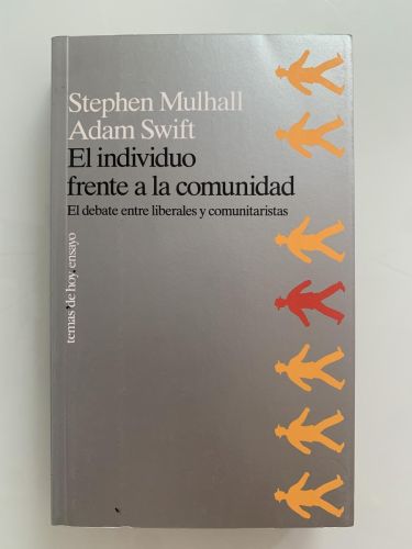 Portada del libro de EL INDIVIDUO FRENTE A LA COMUNIDAD. El debate entre liberales y comunitaristas