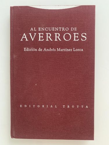 Portada del libro de AL ENCUENTRO DE AVERROES