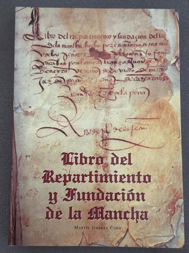 Portada del libro de Libro del repartimiento y fundación de la Mancha