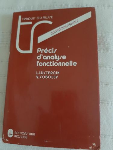 Portada del libro de PRECIS D'ANALYSE FONCTIONNELLE