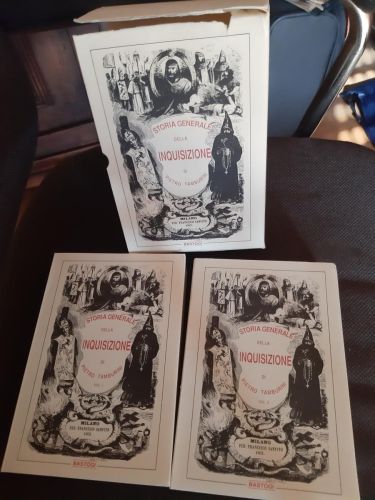 Portada del libro de Storia generale della inquisizione 
