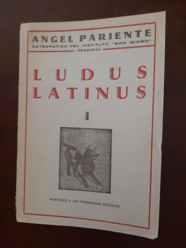 Portada del libro de LUDUS LATINUS I 