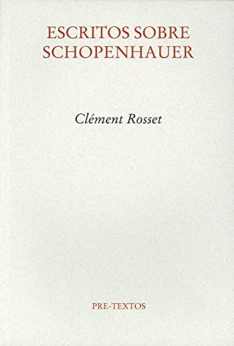 Portada del libro de  Escritos sobre Schopenhauer