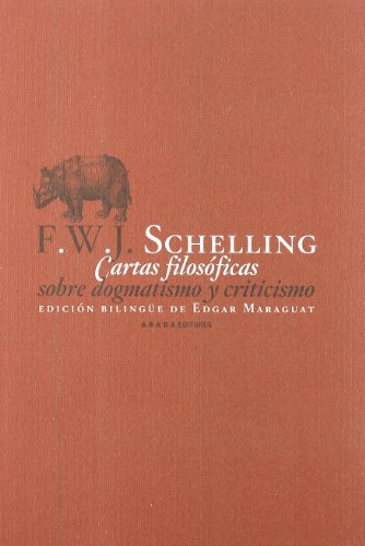 Portada del libro de Cartas filosóficas sobre dogmatismo y criticismo