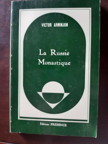 Portada del libro de LA RUSSIE MONASTIQUE 