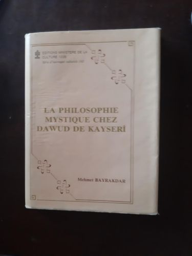Portada del libro de LA PHILOSOPHIE MISTIQUE CHEZ DAWUD DE KAYSERI