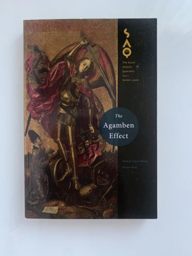 Portada del libro de THE AGAMBEN EFFECT