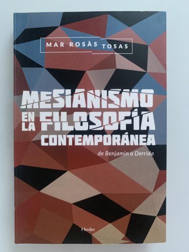 Portada del libro de MESIANISMO EN LA FILOSOFÍA CONTEMPORÁNEA