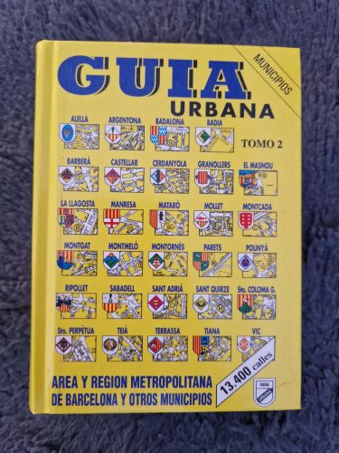 Portada del libro de Guía urbana (Tomo 2). Área y región metropolitana de Barcelona y otros municipios.