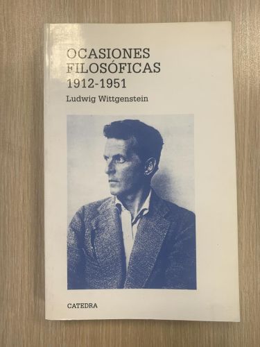 Portada del libro de OCASIONES FILOSÓFICAS 1912-1951