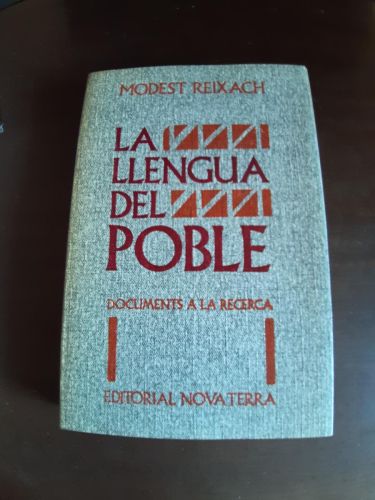 Portada del libro de LA LLENGUA DEL POBLE