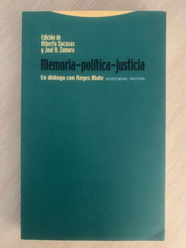 Portada del libro de MEMORIA-POLÍTICA-JUSTICIA