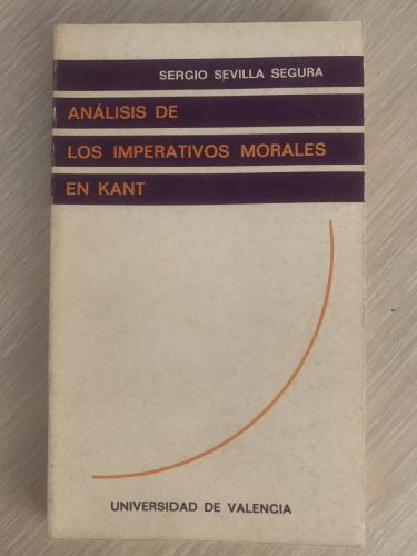 Portada del libro de ANÁLISIS DE LOS IMPERATIVOS MORALES EN KANT