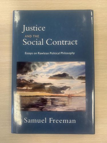 Portada del libro de JUSTICE AND THE SOCIAL CONTRACT: Essays on Rawlsian Political Philosophy