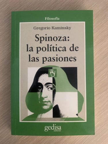 Portada del libro de SPINOZA: LA POLÍTICA DE LAS PASIONES