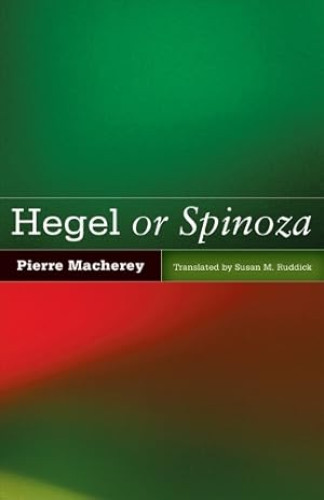 Portada del libro de HEGEL OR SPINOZA