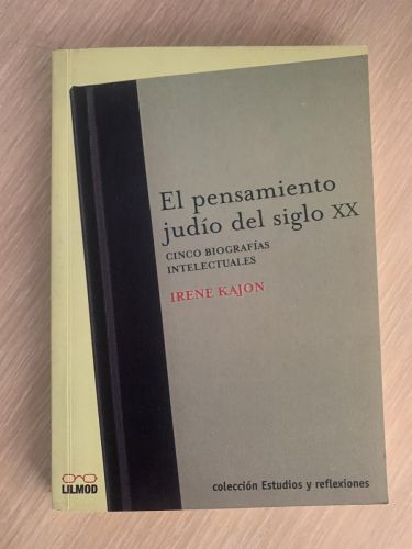 Portada del libro de EL PENSAMIENTO JUDÍO DEL SIGLO XX. Cinco biografías intelectuales