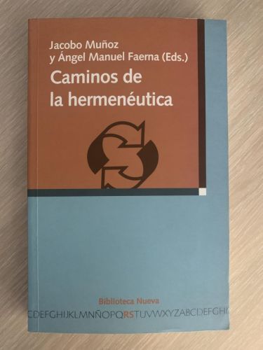 Portada del libro de CAMINOS DE LA HERMENÉUTICA