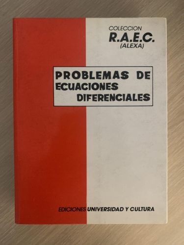 Portada del libro de PROBLEMAS DE ECUACIONES DIFERENCIALES