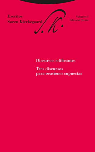 Portada del libro de DISCURSOS EDIFICANTES / TRES DISCURSOS PARA OCASIONES SUPUESTA