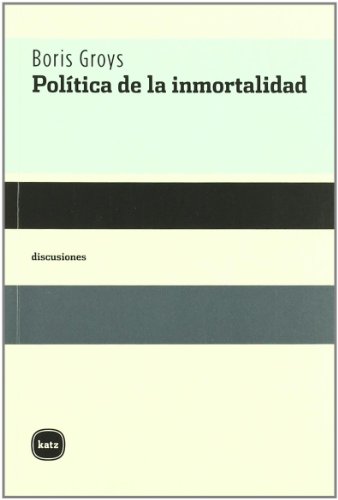 Portada del libro de POLÍTICA DE LA INMORTALIDAD