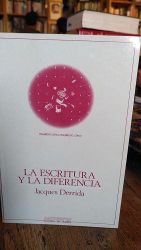 Portada del libro de La escritura y la diferencia