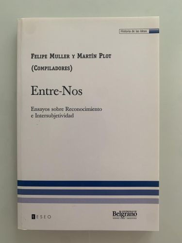 Portada del libro de ENTRE-NOS. Ensayos sobre Reconocimiento e Intersubjetividad
