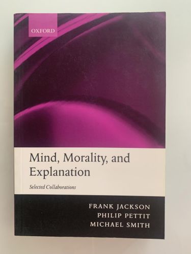 Portada del libro de MIND, MORALITY, AND EXPLANATION