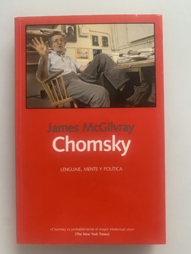 Portada del libro de CHOMSKY. Lenguaje, Mente y Política.