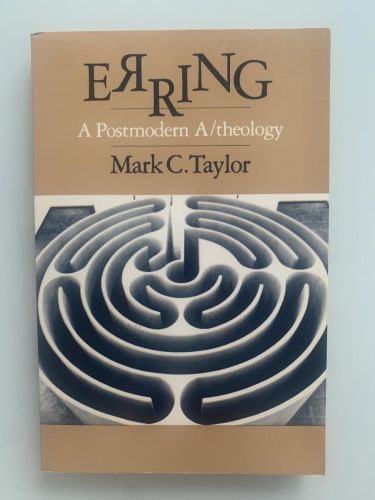 Portada del libro de ERRING: A POSTMODERN A/THEOLOGY