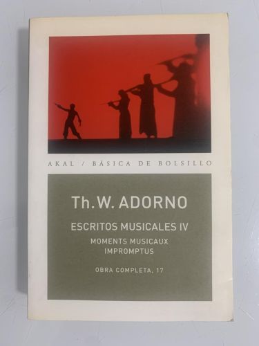 Portada del libro de ESCRITOS MUSICALES IV. Moments Musicaux Impromptus