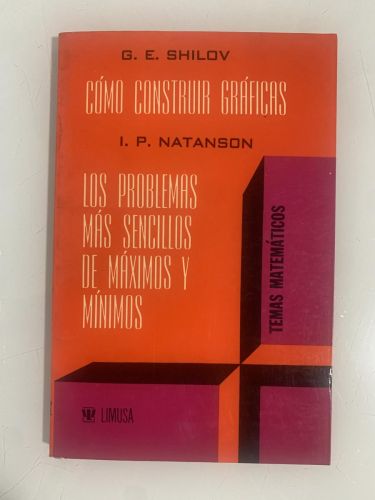 Portada del libro de CÓMO CONSTRUIR GRÁFICAS - LOS PROBLEMAS MÁS SENCILLOS DE MÁXIMOS Y MÍNIMOS