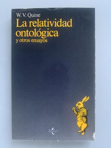 Portada del libro de LA RELATIVIDAD ONTOLÓGICA y otros ensayos