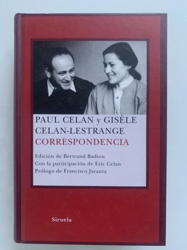 Portada del libro de CORRESPONDENCIA (1951-1970) (dedicado por el autor)
