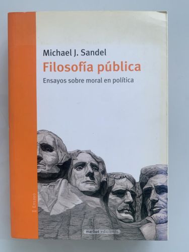 Portada del libro de FILOSOFÍA PÚBLICA. Ensayos sobre moral en política