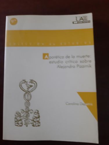 Portada del libro de Aporética de la muerte: estudio crítico sobre Alejandra Pizarnik