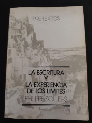 Portada del libro de La escritura y la experiencia de los límites