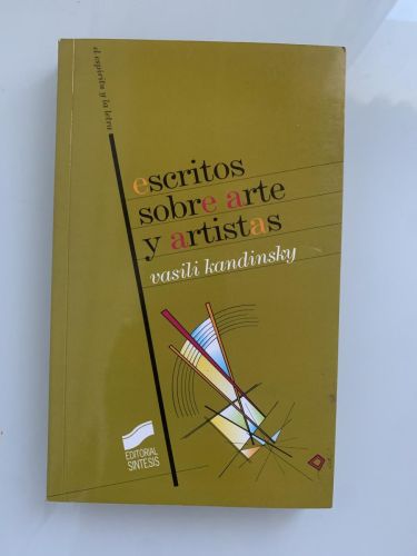 Portada del libro de ESCRITOS SOBRE ARTE Y ARTISTAS