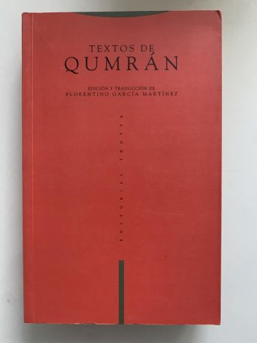 Portada del libro de TEXTOS DE QUMRÁN