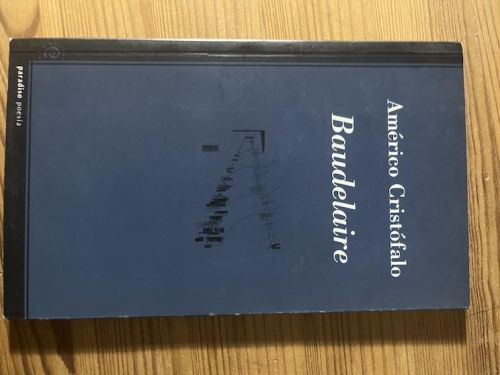 Portada del libro de BAUDELAIRE (dedicado autor)