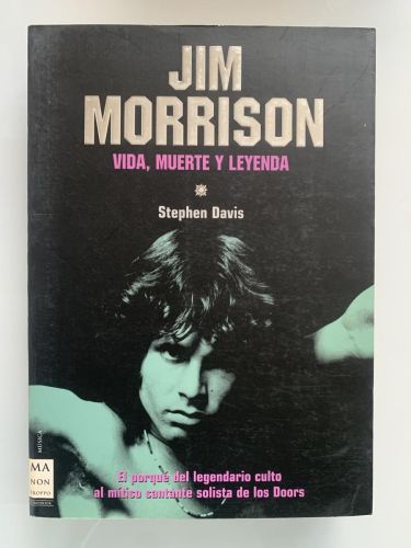 Portada del libro de JIM MORRISON. VIDA, MUERTE Y LEYENDA