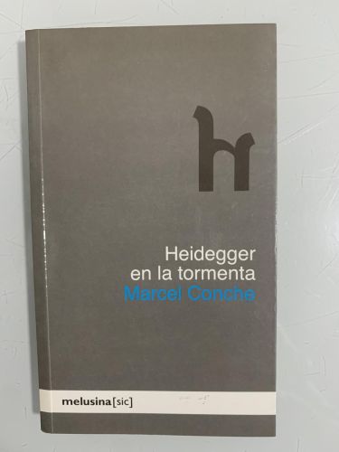Portada del libro de HEIDEGGER EN LA TORMENTA
