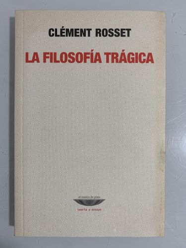 Portada del libro de LA FILOSOFÍA TRÁGICA