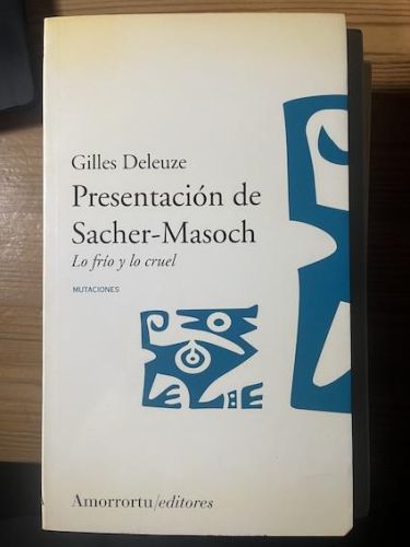 Portada del libro de PRESENTACIÓN DE SAHER-MASOCH