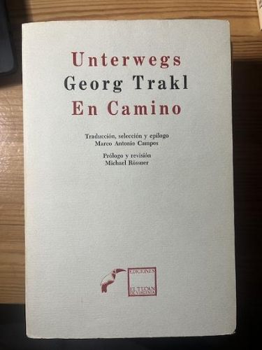Portada del libro de UNTERWEGS EN CAMINO