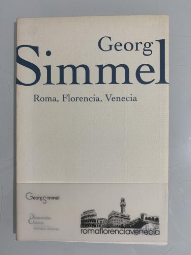 Portada del libro de ROMA, FLORENCIA, VENECIA